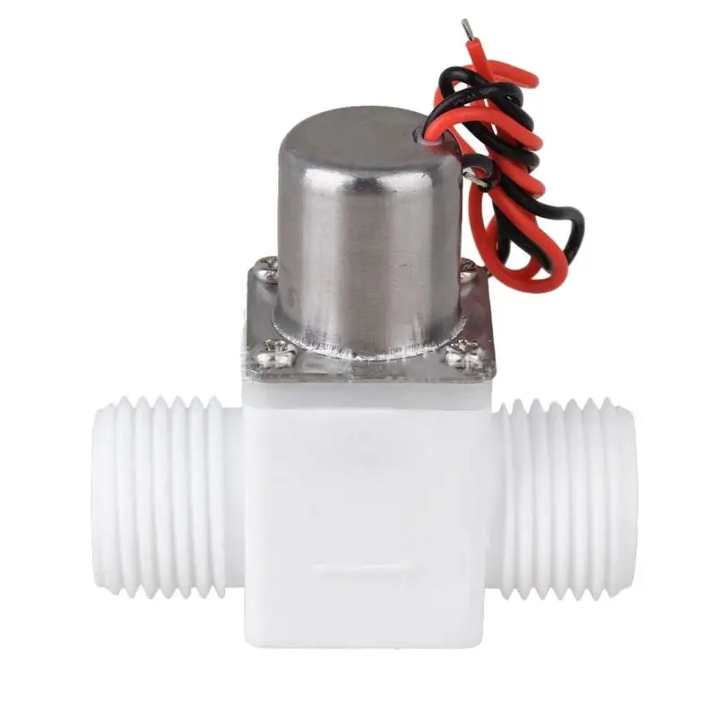 

1/2" DC 3V Solenoid Valve Durable Plastic Water Control Electric Pulse Valve for Integration Faucet W3JA
