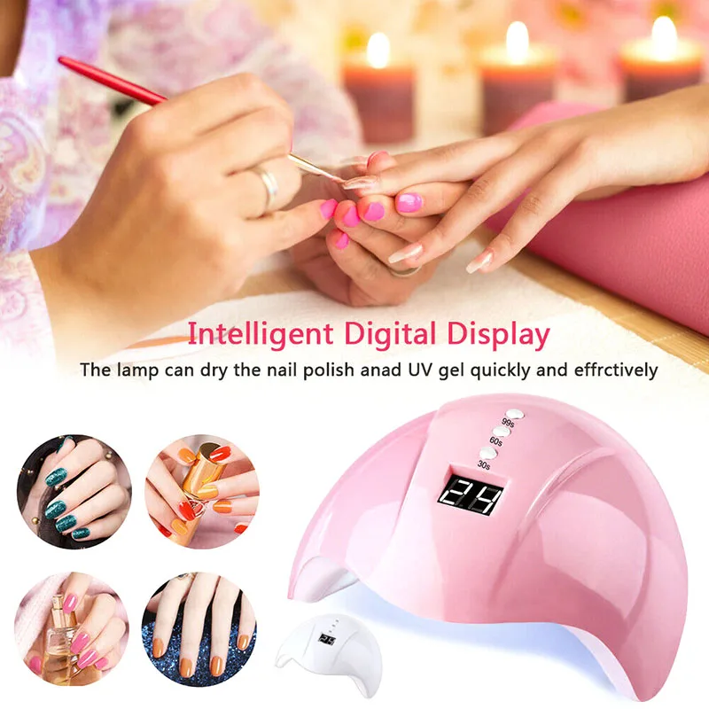 

Nail Dryer LED Lamp UV Light for Nails Polish Gel Machine Electric Manicure 36W Home Beauty Salon 17.9X16X8.4cm NShopping