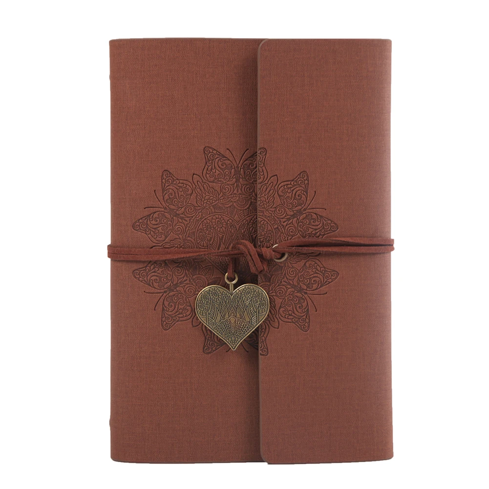 

Vintage Travelers Notebook Diary Notepad PU Leather Spiral Literature Note Book Paper Replaceable Journal Planners Stationery