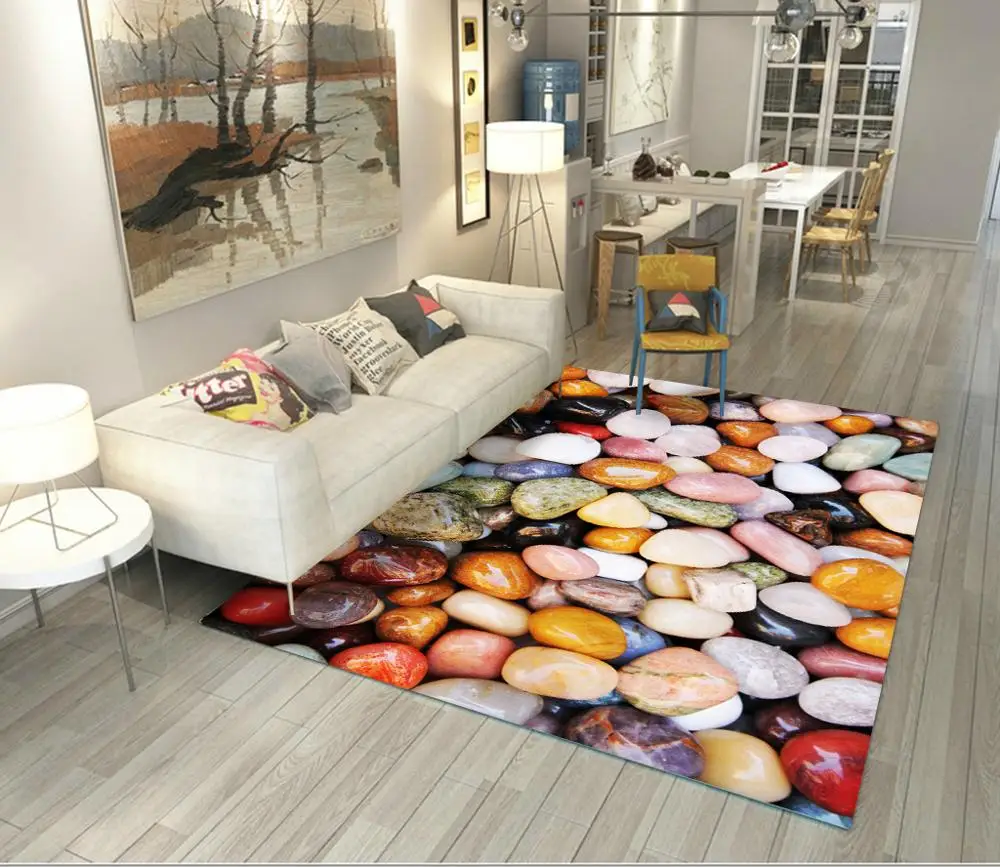 Ковер на заказ каменная прихожая противоскользящий кухонный коврик большие