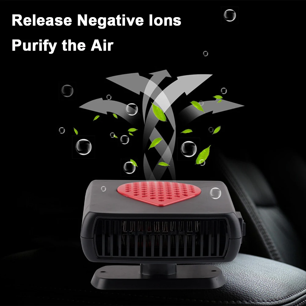 12V/24V Portable Car Heater Fast Heating Defogger Heat Cooling Fan Heater Warmer Snow Defogger Air Conditioner Regular