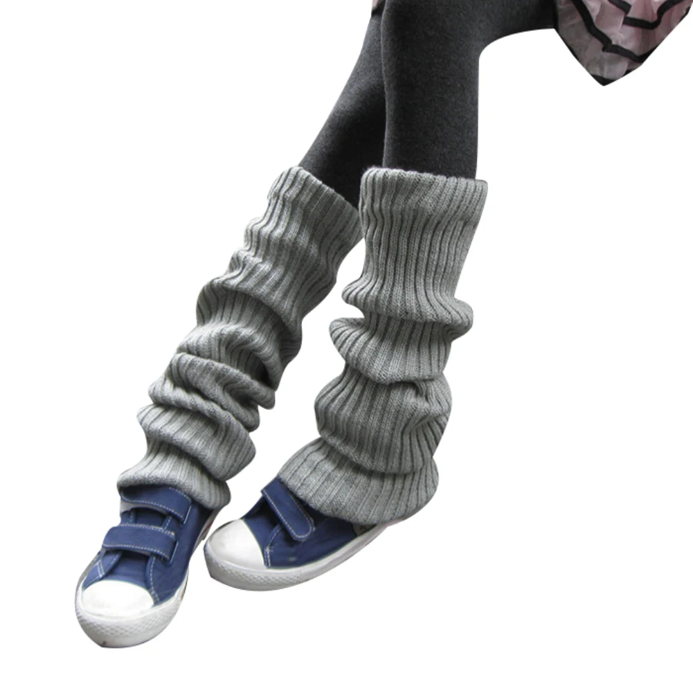 Популярные теплые гетры в европейском и американском стиле модные зимние