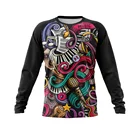 Футболка для мотокросса и горного велосипеда, майка с длинным рукавом для езды на мотоцикле и велосипеде, DH, MX, для горного велосипеда