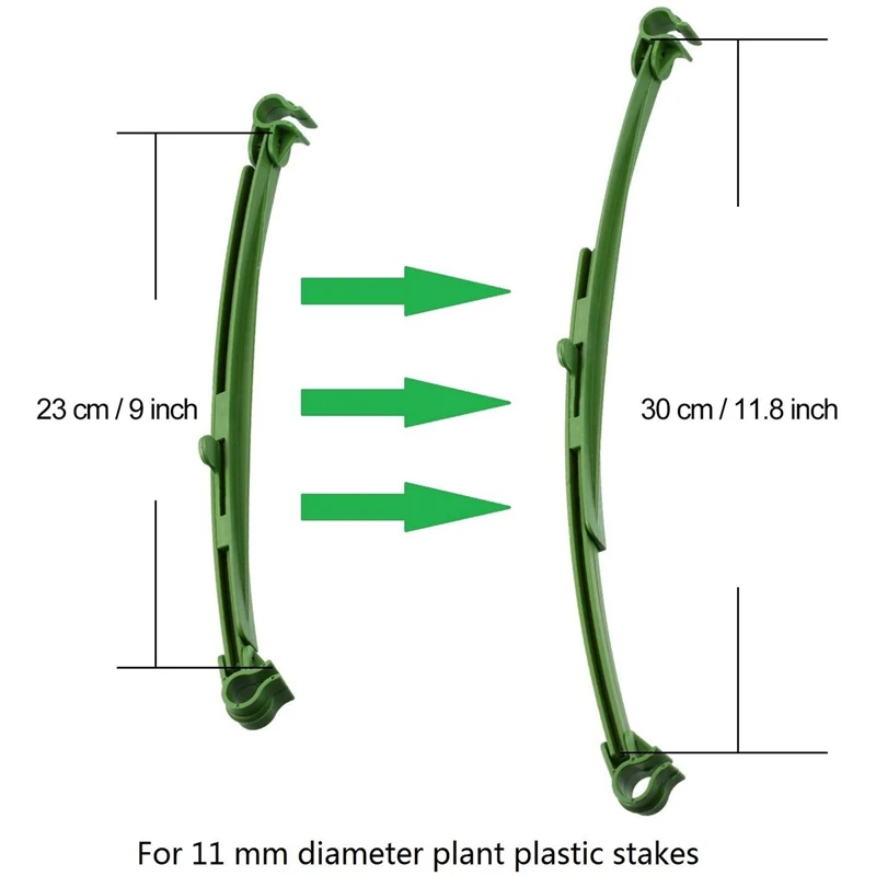 20 Pcs Tomato Trellis Connectors Stake Arms & 20Pcs Agriculture Grafting Stakes Connector Clip | Дом и сад