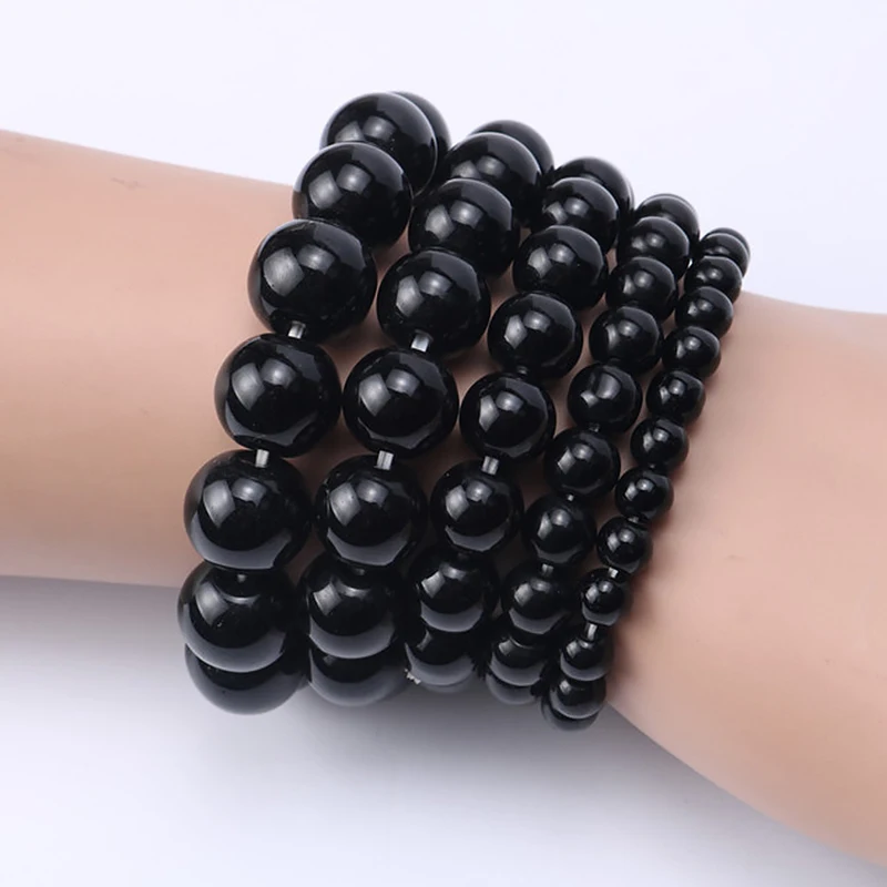 Трендовый натуральный камень Любовь цветный бусины браслет Винтаж Шарм круглая