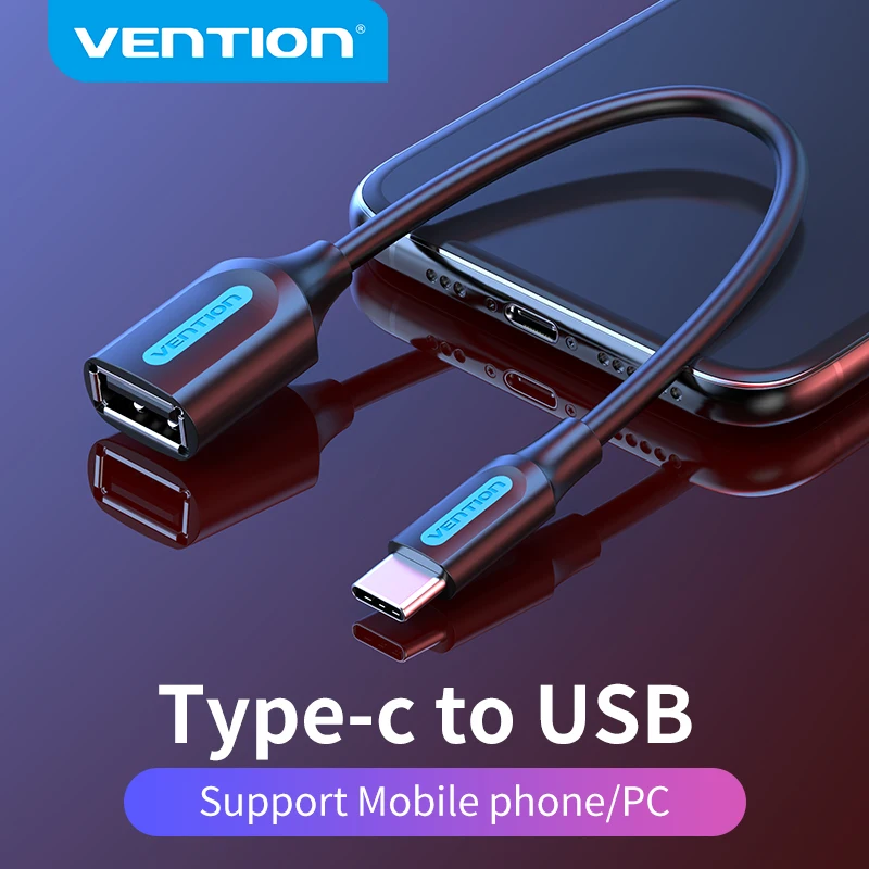 Vention USB C к OTG кабель адаптер Type папа 3 0 2 Женский Для Macbook Pro Samsung S20 | Мобильные