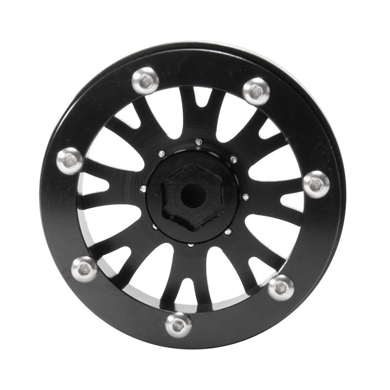 4Pcs 2.2 Inch Metal Beadlock Wheels Rims for 1/10 Axial Wraith TRX4 KM2 SCX10 90046 RC Car Crawler | Игрушки и хобби