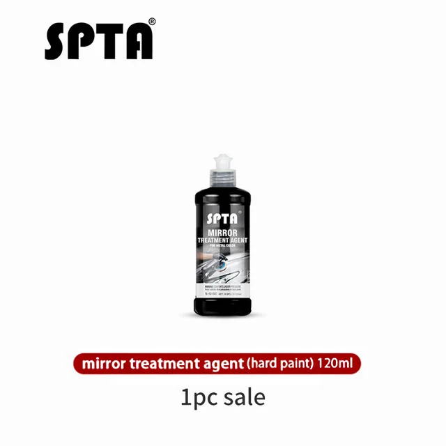 120ml Mirror Treatme SPTA 120 мл/500 мл Полировочная паста, автоматическое удаление царапин краски, абразивное натирание, соединение, полировка автомобиля, остекление, решетка, паста - Цвет: 120ml Mirror Treatme