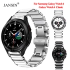 Ремешок керамический из нержавеющей стали для Samsung Galaxy Watch 4 40 мм 44 ммGalaxy Watch 4 Classic 42 мм 46 мм