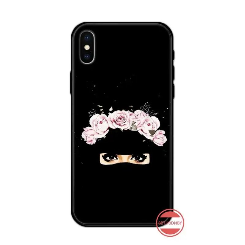 

Muslim Islamic Gril Eyes Woman In Hijab Face high quality Phone Case for iPhone 11 12 pro XS MAX 8 7 6 6S Plus X 5S SE 2020 XR
