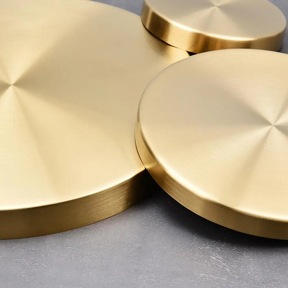 Поднос для хранения в скандинавском стиле ретро прямоугольный Золотой