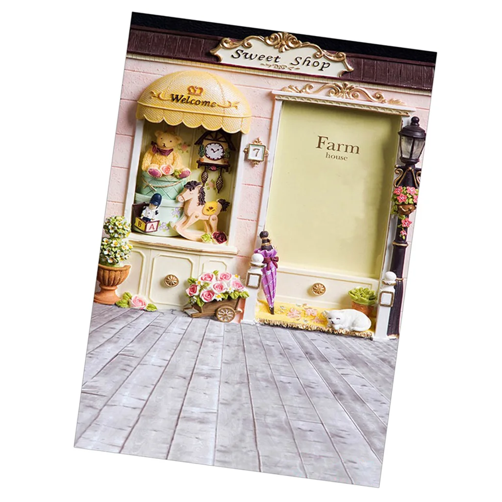 Модный задний фон для 1/6 BJD куклы реквизит фотосъемки аксессуар Декор 50x90 см милый