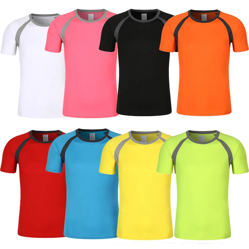 Футболка мужская Спортивная с коротким рукавом и круглым вырезом|Футболки для