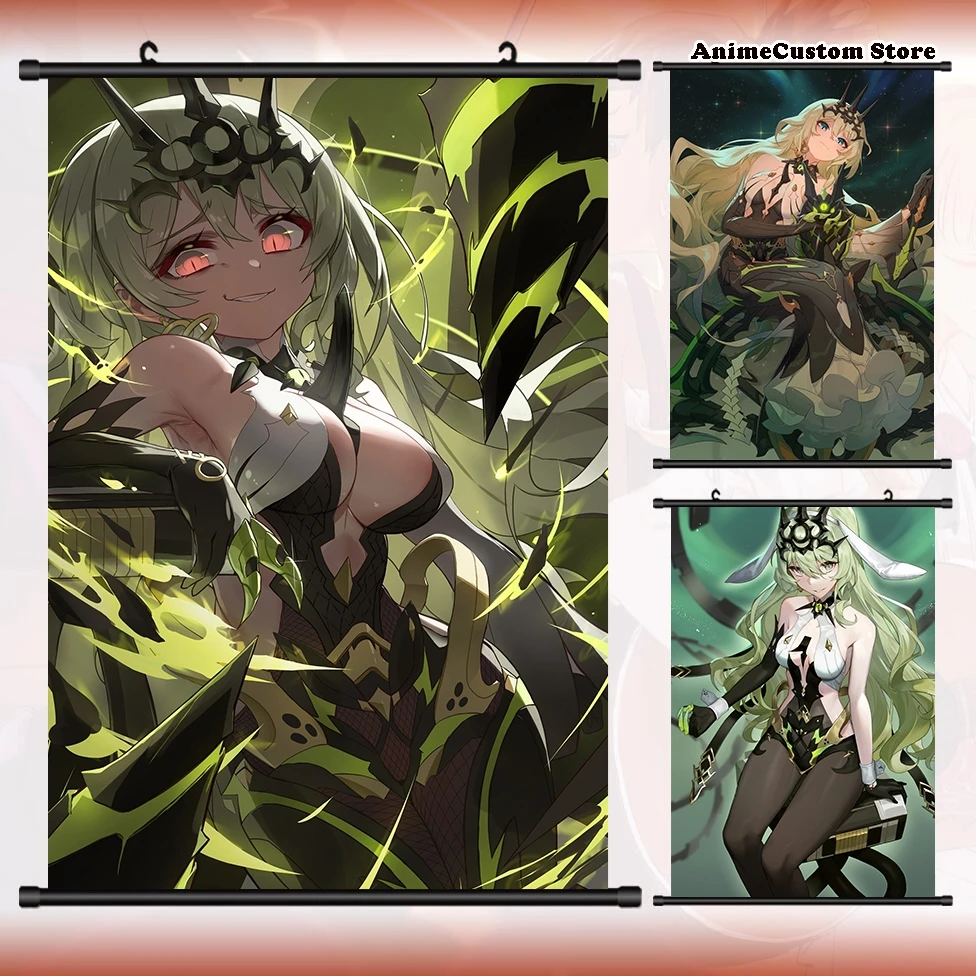 

Anime Honkai Impact 3 Mobius Persona HD Wall Scroll Roll Painting Poster Hang Poster Decor Home Collectible Decoration Art Gift