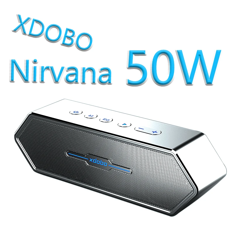 Портативная Bluetooth Колонка XDOBO Nirvana 50 Вт TWS 3D стерео сабвуфер игровой динамик для
