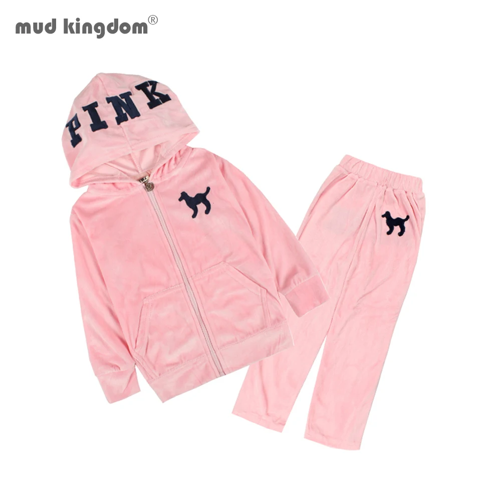 MudkingdomToddler наряды для девочек детское пальто с капюшоном Бархатный верх