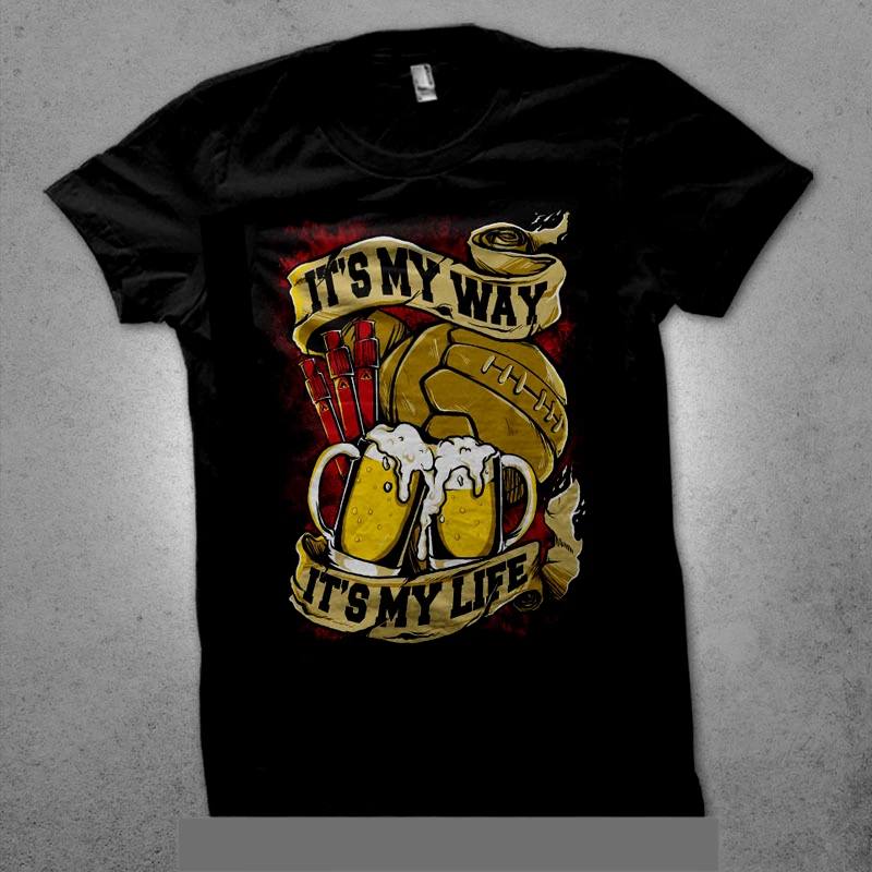 Футболка мужская с надписью My Passion | Мужская одежда