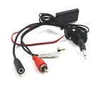 Biurlink автомобильный Bluetooth RCA AUX адаптер беспроводной Аудио гарнитура микрофон 2RCA порт для стерео с 2RCA AUX-IN аудиовход
