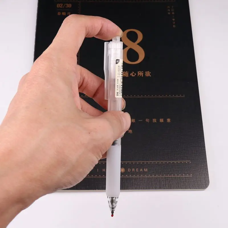 12 гелевых ручек 0 5 мм черная не скользящая ручка удобная анти-скользящая простой