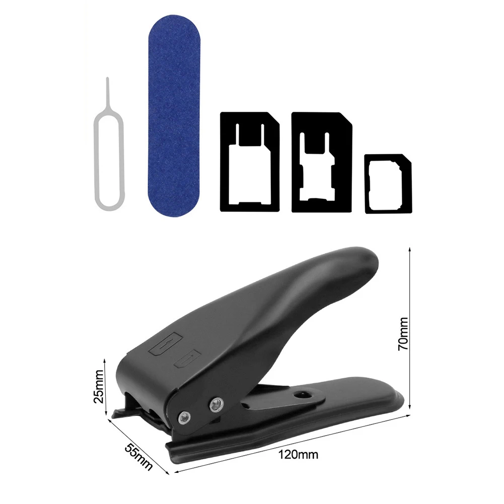 Multifunction 2 in 1 Nano Dual Micro SIM Card Cutter Cutting Tool for Apple iPhone Nokia Samsung Smartphones Accessories | Мобильные
