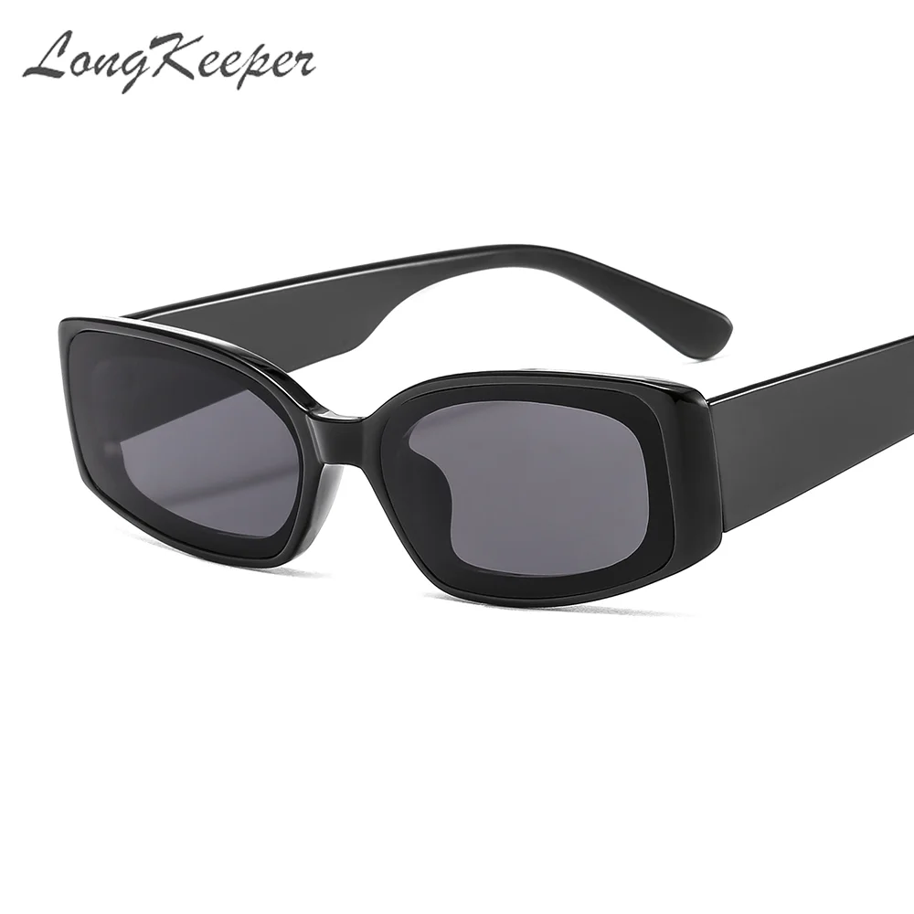 

LongKeeper Vintage Sunglasses Women 2020 Brand Designer Retro Sunglass Rectangle Sun Glasses Female UV400 Lens Eyewears