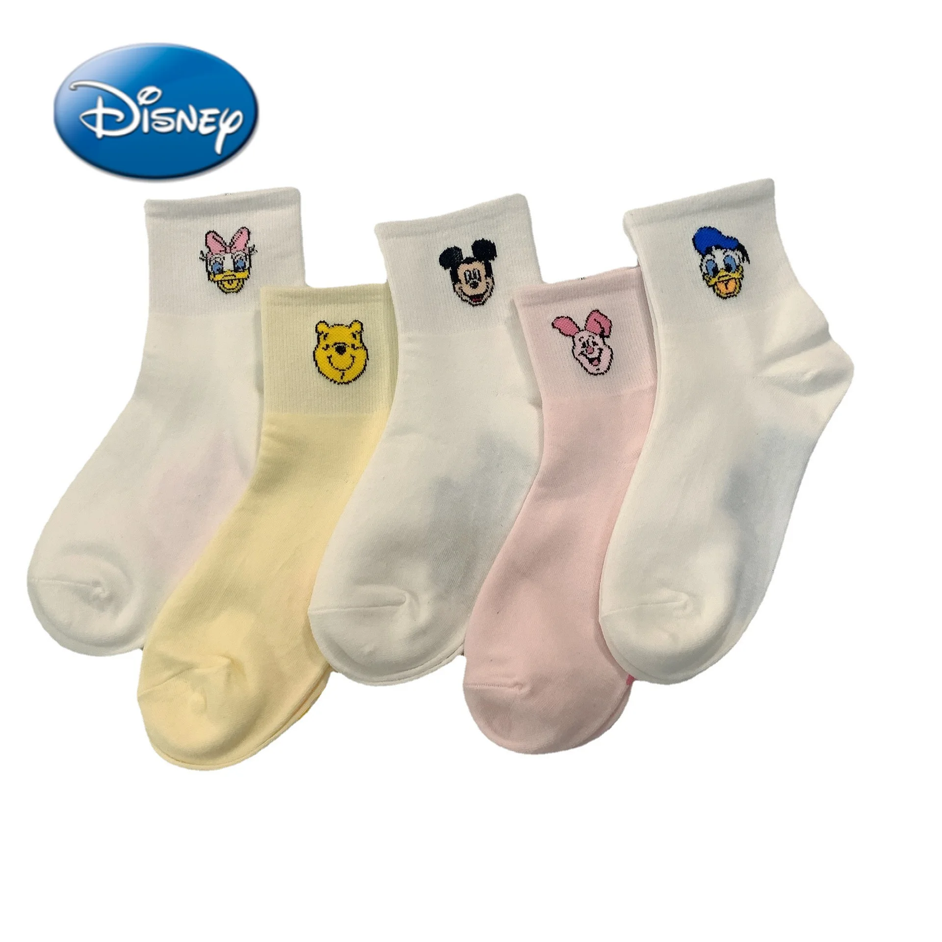 

Disney Mickey Cartoon Print Woman Cotton Socks Winter New High Tube Socks Nylon Socks Warm Women's Socks Casual Sports Socks New