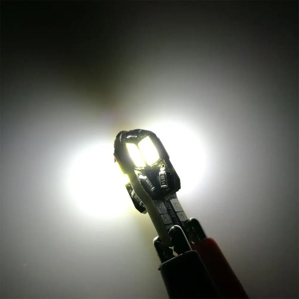 

Multi-functional W5W T10 5730 8SMD License Plate Light Reading Light Car Bulb Headlight Tail White Light Bulb Car Styling