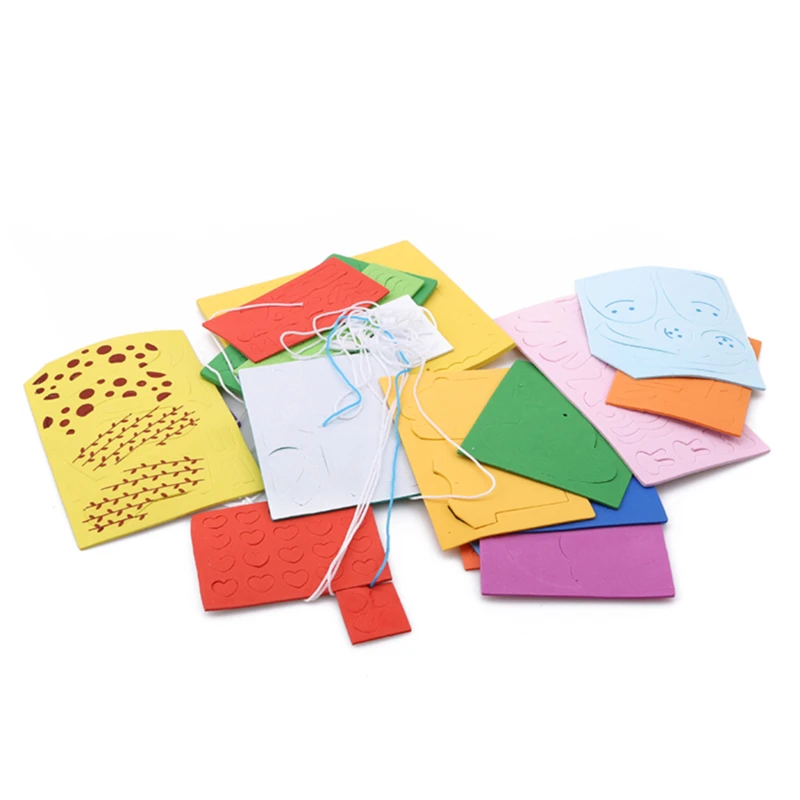 

Children Puzzles DIY Handmade Early Educational Toys Child Develop Intelligence Chimes Ornaments Materials Jigsaw Board