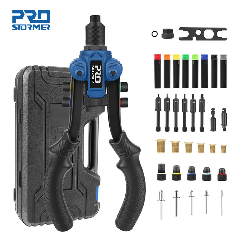 3 в 1 ручные заклепочные гайки ранцеобразный инструмент для Auto M3/4/5/6/8/10