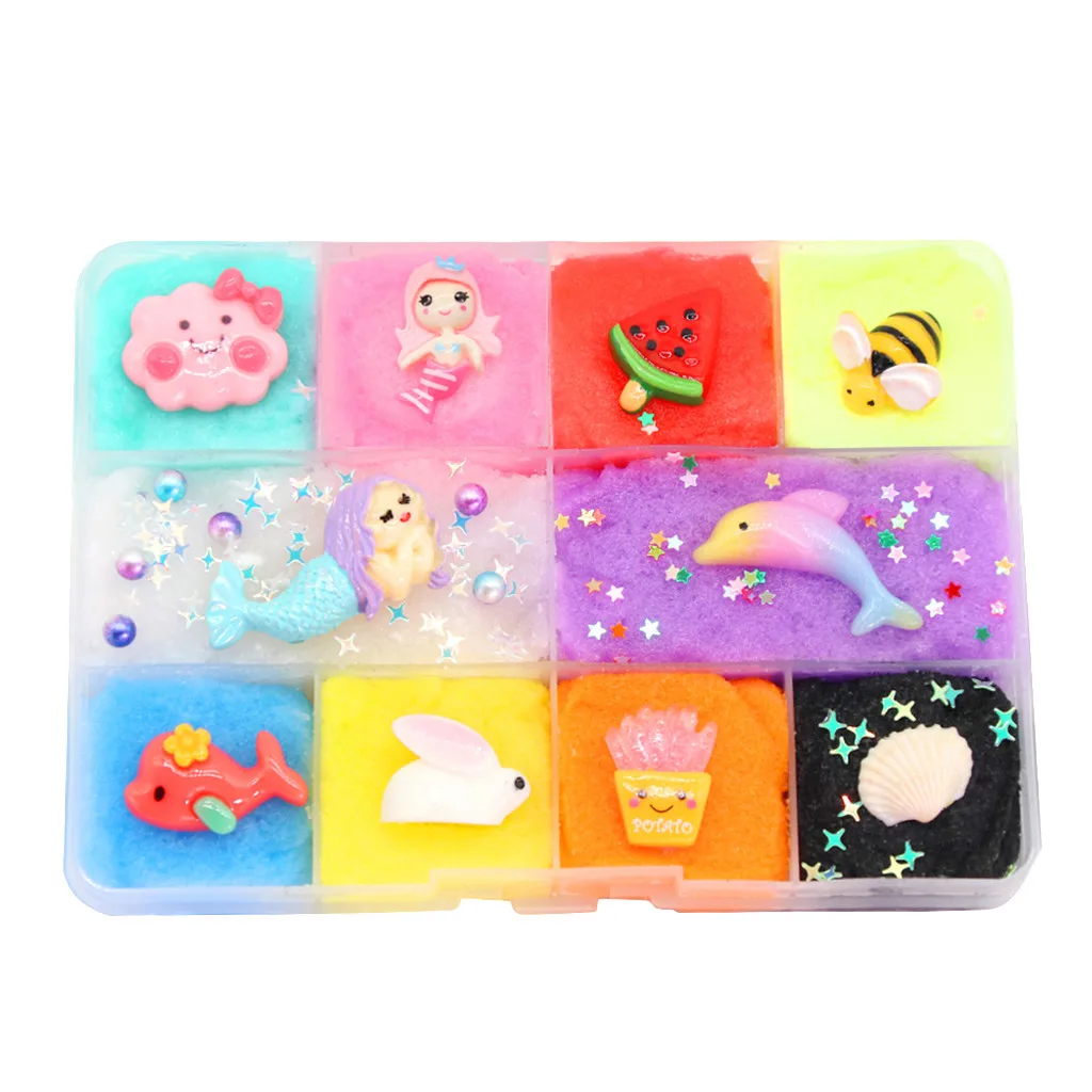 Цветной слайм облако игрушки для детей и взрослых декомпрессионная ручная