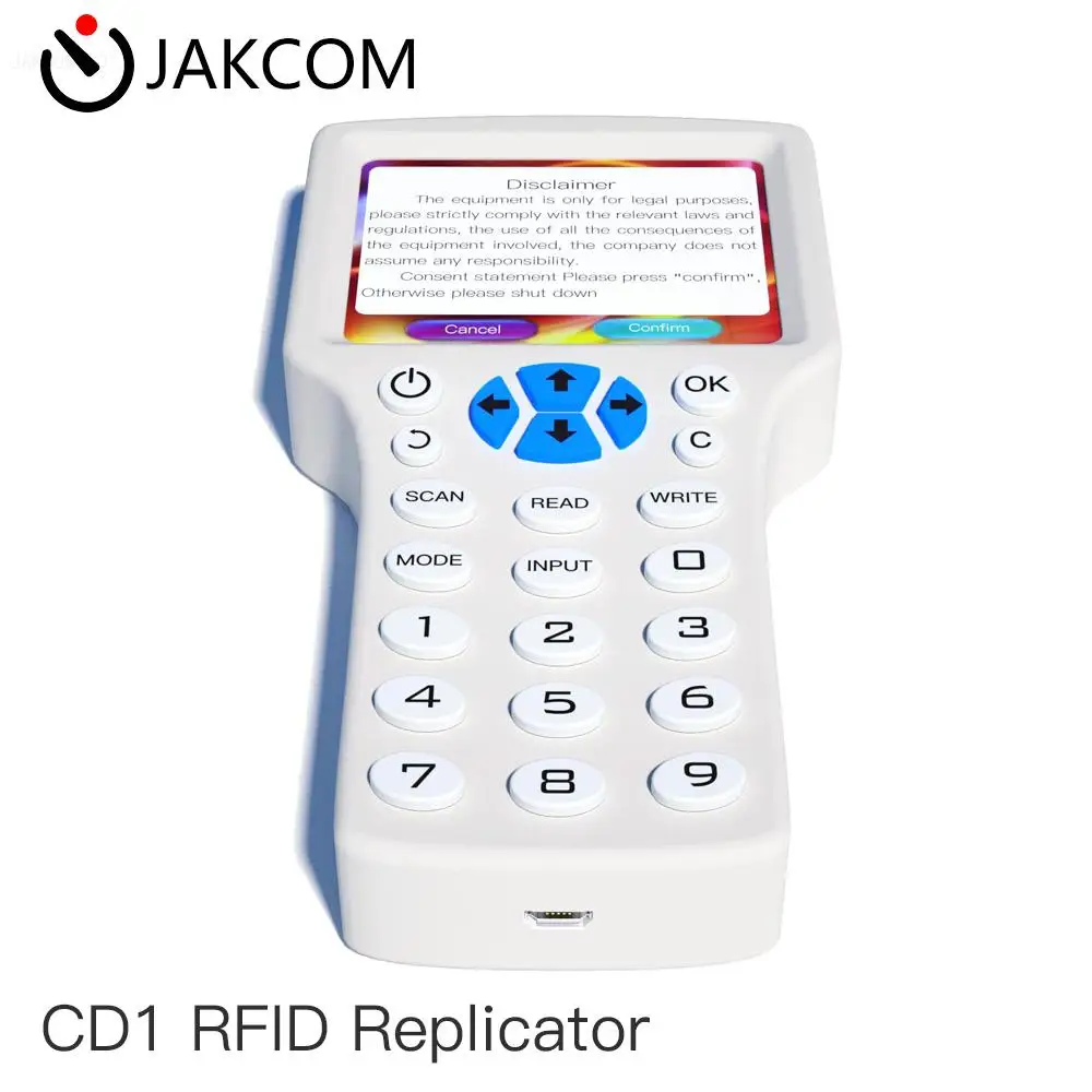 

JAKCOM CD1 RFID Replicator New arrival as rfid tear drop antenna coil card 125khz r2000 msr605 10 pcs reader uhf chip