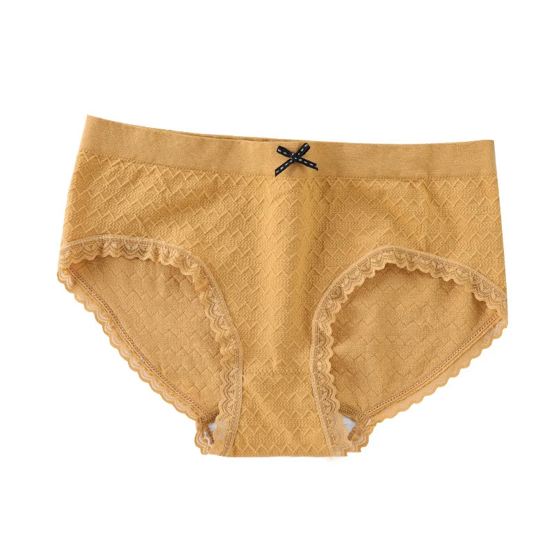 

Ms independent pack hot style underwear sexy girl antibacterial cotton lace bottom fork briefs factory direct sale