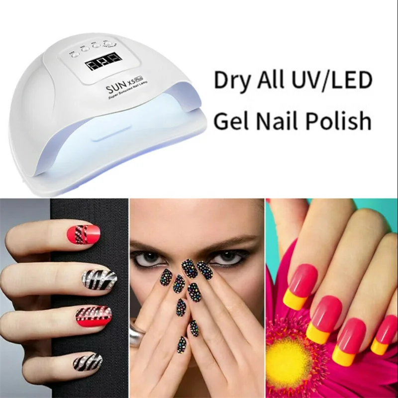 80 Вт для ногтевой фототерапии машина светодиодный светильник быстросохнущие