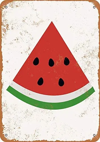 

Watermelon Slice Vintage Metal Sign