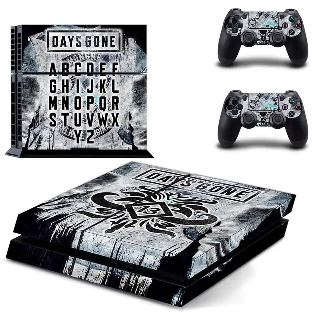 GYTM2634 Days Gone PS4 стикер s Play станция 4 кожа Vinilo наклейка для Playstation 4 PS 4 консоль и контроллер скины Pegatinas - Цвет: GYTM2634