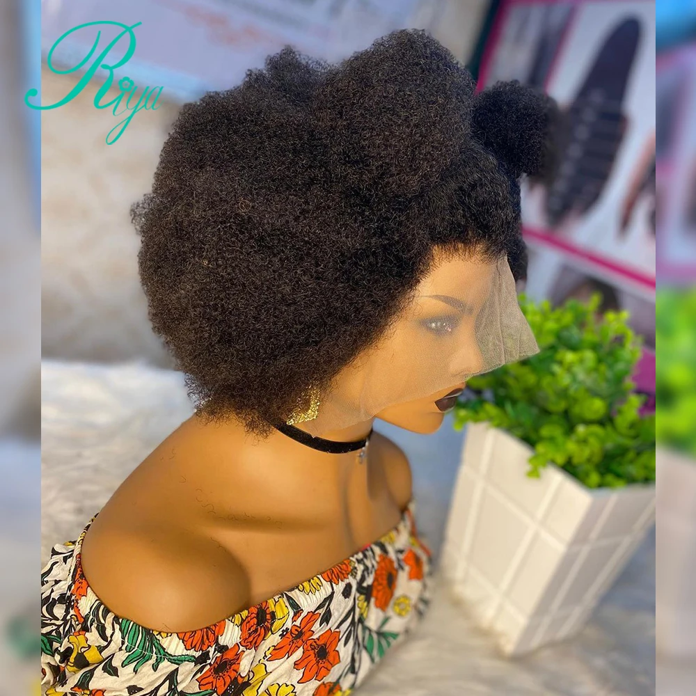 Парики для чернокожих женщин короткие афро кудрявые Боб невидимые