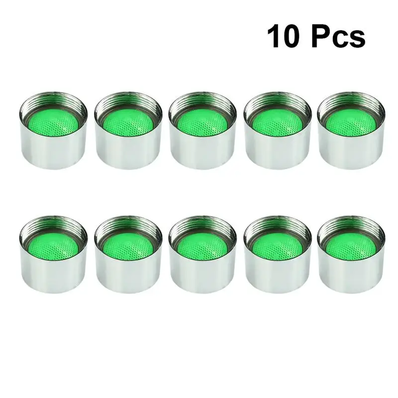 

10Pcs Faucet Bubbler Faucet Aerator Threaded Brass Replacement Part Faucet Aerator for Bathroom Kitchen