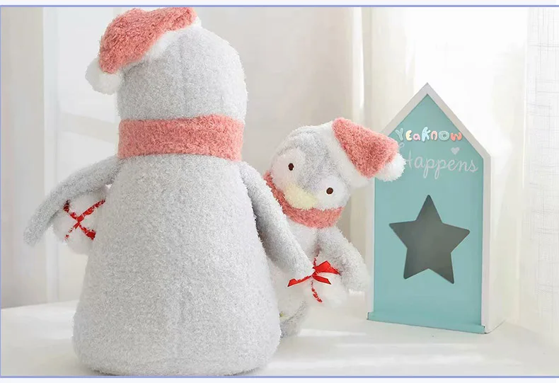 Yeaknow рождественские плюшевые игрушки, Пингвин 23x12 см 33x16 см 48x25 см Пингвин мягкие игрушечные животные куклы для детей подарки на день рождения