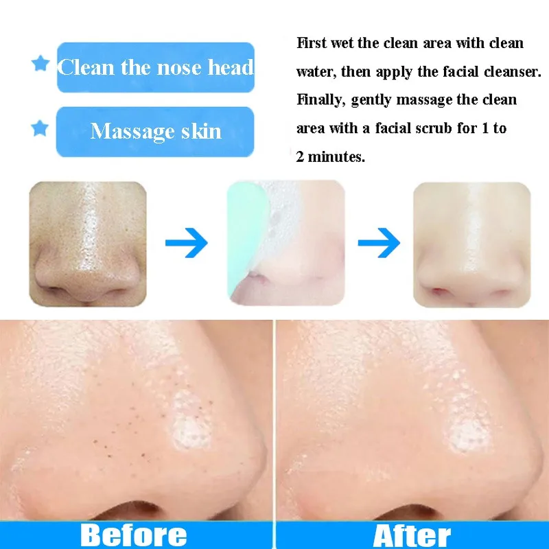 3 шт. Красота кожи уход мыть за кожей лица силиконовая щеточка отшелушивающая нос