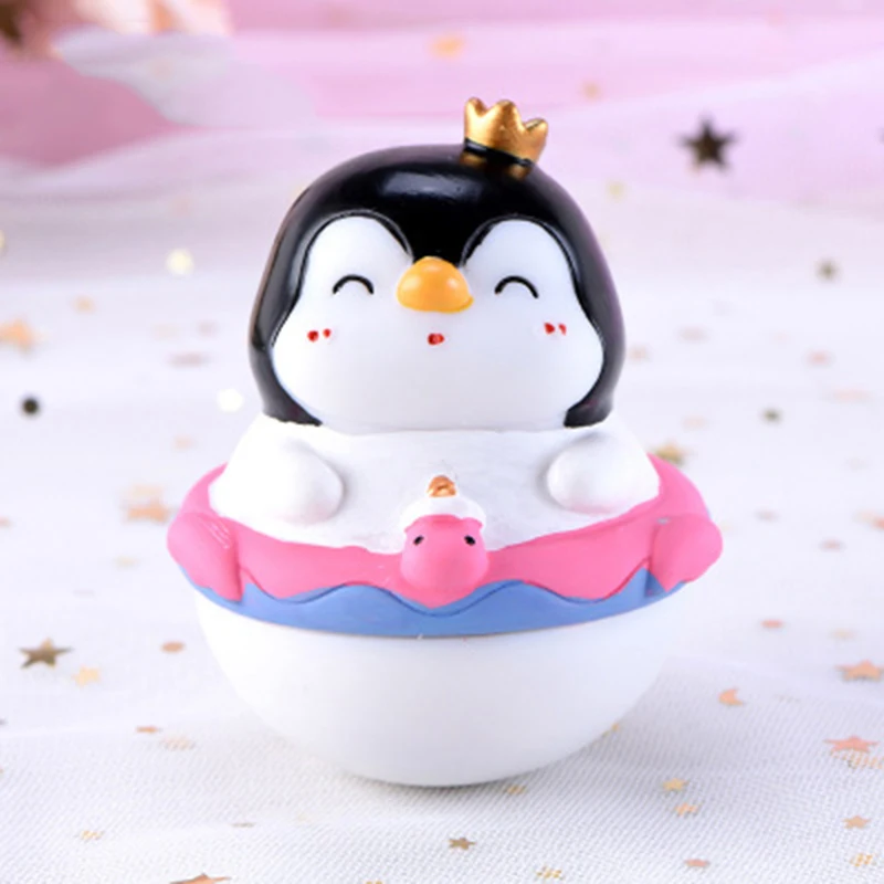 Сказочный Сад миниатюра Рождественская неваляшка щенок собака Пингвин полярный