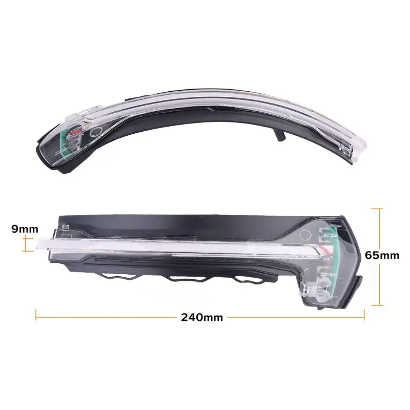 

50LC Dynamic Turn Signal LED Light Side Wing Rearview Mirror Indicator Blinker