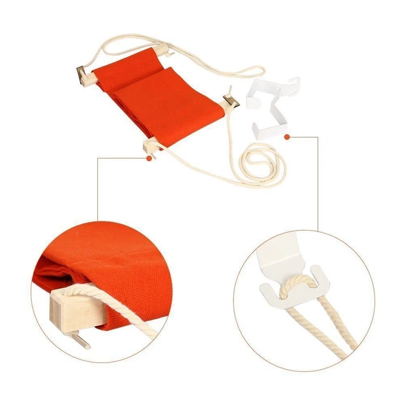 

Simple Foot Hammock Lazy Casual Desk Rest Foot Put Feet Foot Swing Footrest