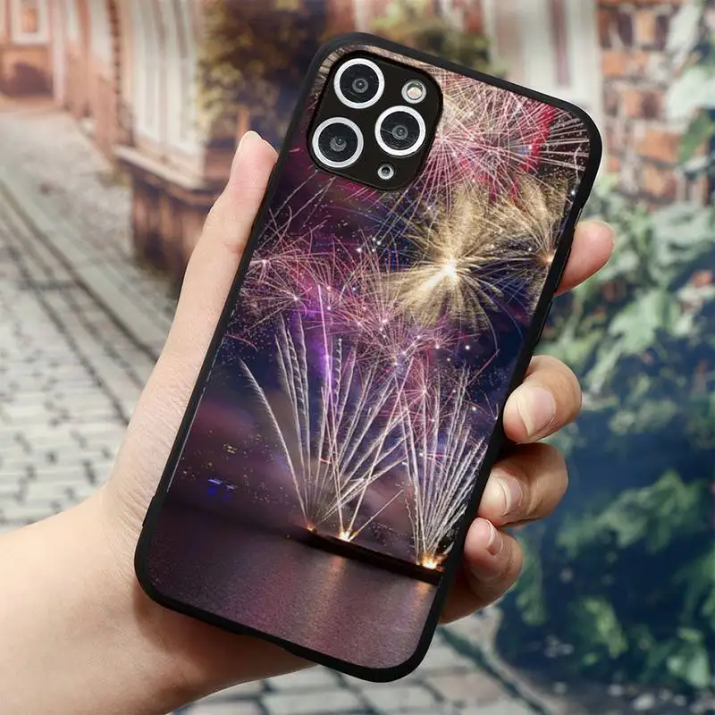 

Fireworks Phone Case for iPhone 11 12 mini pro XS MAX 8 7 6 6S Plus X 5S SE 2020 XR