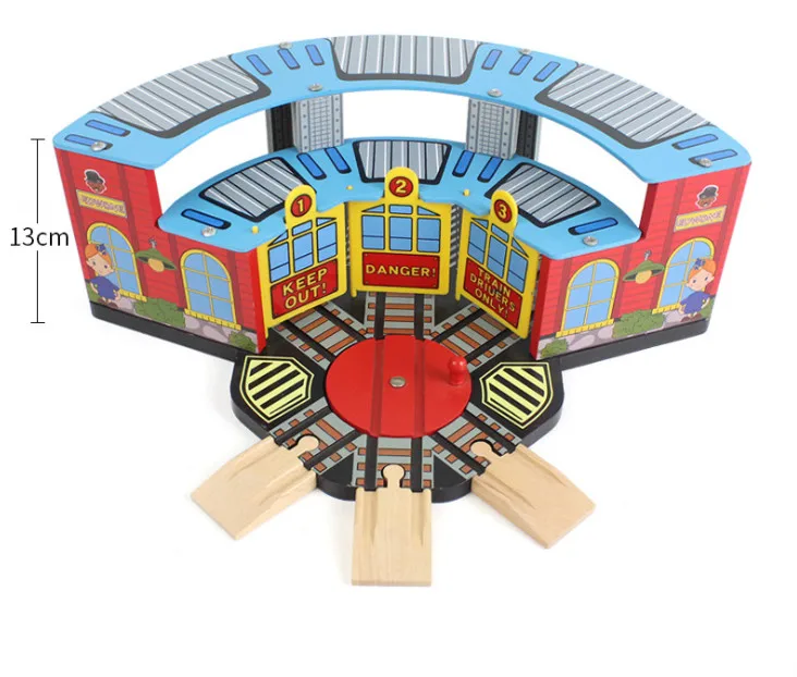 Игрушки WoodenTrain Track Railway sitational Accessories совместимые с Томасом Trains Biro обучающая