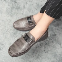 2021 spring and autumn new fashion soft sole casual shoes slide on casual shoes comfortable driving shoes zapatillas hombre39 44