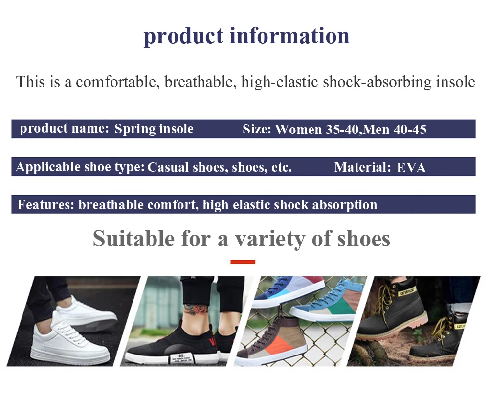 EVA shoes pad comfortable Super elastic insoles women and men massage sole orthopedic insoles orthopedic Breathable insole