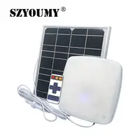 SZYOUMY 1PCS Solar LED Panel Light Outdoor 8W LED Ceiling Solar Lamps Long Working Time Lights For Gardenhts For Garden