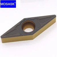 mosask 10pcs vbmt 1604 04 08 zc32 cnc lathe machining tool cutting boring steel processing solid turning carbide inserts