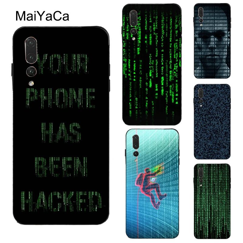 MaiYaCa матричный хакер чехол для Huawei Honor 7A Pro 7C 8A 8C 8S 8X 9X 9 10 Lite 20 10i Y6 Y7 Y9 2019 Nova 5T|Бамперы|