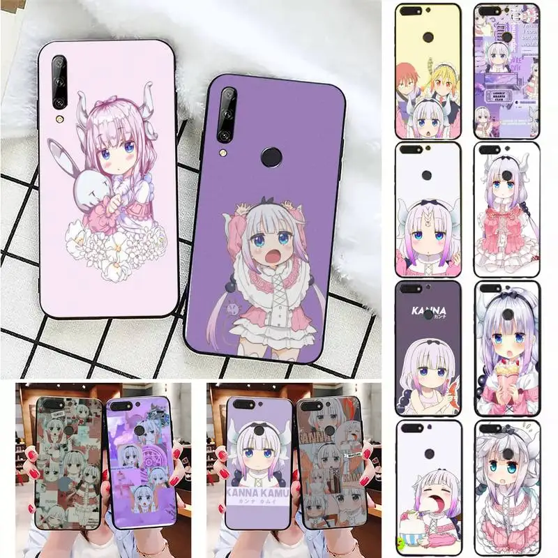 

Miss Kobayashi's Dragon Maid Phone Case For Huawei Honor 7A 7C 8 8x 9 10 20lite Fundas Coque Bumper for Honor 10i 20i Capa